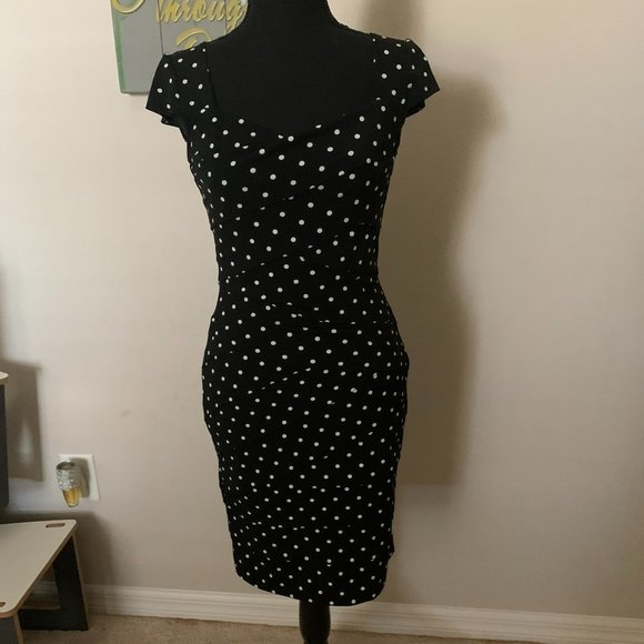WHBM Polka Dot Dress - Picture 2 of 6